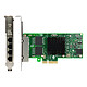 Lenovo ThinkSystem Intel I350-T4 PCIe 1Gb 4-Port RJ45 Ethernet Adapter Carte réseau 1 GbE 4 ports RJ45 pour serveur Lenovo ThinkSystem