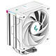 DeepCool AK400 Digital White CPU cooler for Intel and AMD sockets with digital display and ARGB LED strips