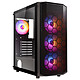 BitFenix Garen Mid-tower case with mesh front, tempered glass window and ARGB fans