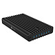 ICY BOX IB-2817MCL-C31 Carcasa para 2 SSD M.2 PCIe 3.0 x4 NVMe en puerto USB 3.1 tipo C con función de clonación