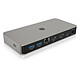 ICY BOX IB-DK2880-C41 Station d'accueil USB 4 Type-C - 1 x USB 3.0 + 2 x USB 3.1 + 1 x USB-C 3.1 Power Delivery (jusqu'à 100 Watts) + 2 x HDMI 2.1 + LAN 2.5 GbE + microSD/SD + Audio
