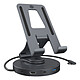 ICY BOX IB-TH100-DK Swivel stand for tablets and smartphones with USB Type-C docking station