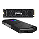 ASUS ROG STRIX ARION + Kingston FURY Renegade 1 To Boîtier aluminium pour disque M.2 PCIe NVMe sur port USB 3.1 avec rétroéclairage RGB ASUS Aura Sync + SSD 1 To M.2 2280 PCIe 4.0 x4 NVMe NAND 3D TLC