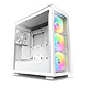 NZXT H7 Elite RGB White Medium-tower case with side window and tempered glass front panel