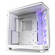 NZXT H6 Flow RGB White Mid-tower case with panoramic tempered glass and RGB fans