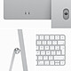 Avis Apple iMac M3 (2023) 24" 24 Go 1 To Argent (MQR93FN/A-24GB-1TB-MKPN-MTP-LAN)