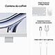 Apple iMac M3 (2023) 24" 16 Go 256 Go Argent (MQR93FN/A-16GB) pas cher