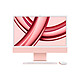 Apple iMac M3 (2023) 24" 8 Go 1 To Rose (MQRD3FN/A-1TB-MTP) Magic Keyboard avec Touch ID et pave numérique + Magic Trackpad Puce Apple M3 (GPU 8 coeurs) 8 Go SSD 1 To Ecran Retina 4.5K 24" Wi-Fi 6E/Bluetooth Thunderbolt/USB 4 Webcam macOS Sonoma