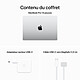 Apple MacBook Pro M3 14" Argent 8Go/512 Go (MR7J3FN/A) pas cher