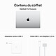 Apple MacBook Pro M3 Max 16" Argent 36Go/2 To (MRW43FN/A-CPU14-GPU30-36GB-2TB) pas cher