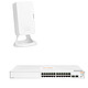 Aruba Instant On AP11D (R3J26A) + Aruba Instant On 1830 24G 2SFP (JL812A) Wi-Fi AC1200 indoor access point + 24-port 10/100/1000 Mbps manageable switch + 2 SFPs
