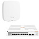 HPE Networking Instant On AP15 (R2X06A) + Aruba Instant On 1930 8G 124W (JL681A) Point d'accès intérieur Wi-Fi AC2000 + Switch manageable 8 ports PoE+ 10/100/1000 Mbps + 2 SFP