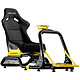OPLITE GTR Elite Yellow bucket seat and frame - fully adjustable - fibreglass shell with suede velour coating - steering wheel and pedal board holders - compatible with all steering wheels and pedal boards