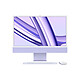 Apple iMac M3 (2023) 24" 512 GB Purple (Z19Q852-FR-MKPN) Magic Keyboard with Touch ID and numeric keypad Apple M3 chip (10-core GPU) 8GB SSD 512GB Retina display 4.5K 24" Wi-Fi 6E/Bluetooth Thunderbolt/USB 4 Gigabit Ethernet USB-C 3.1 Webcam macOS Sonoma