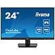 iiyama 23.8" LED - ProLite XU2493HSU-B6 Ecran PC Full HD 1080p - 1920 x 1080 pixels - 1 ms (MRPT) - 16/9 - Dalle IPS - 100 Hz - FreeSync - DisplayPort/HDMI - Hub USB - Noir