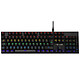 The G-Lab Keyz Carbon EX Gaming keyboard - Outemu Blue mechanical switches - Multicolour backlighting - Magnetic wrist rest - AZERTY, French
