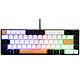 The G-Lab Keyz Hydrogen (Black/White/Orange) Gaming keyboard - compact TKL format - membrane switches - RGB backlighting - compatible with PC, PS4, PS5 and Xbox - AZERTY, French