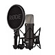RODE NT1 Signature Series Condenser microphone for Home Studio - Cardioid directional characteristic - 6m XLR cable - Suspension and pop filter included