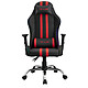 The G-Lab K-Seat Photon (Noir) Siège en simili cuir pour gamer - dossier réglable à 150° - accoudoirs fixes - rétroéclairage RGB - poids maximal 120 kg