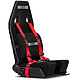 Sedile del simulatore di volo Next Level Racing Sedile di volo - cuscino lombare - doppia leva di reclinazione - scivoli per il sedile - imbracatura a quattro punti di ancoraggio