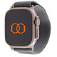 Banda Boucle Trail Verde/Grigio 49 mm Cinturino in nylon per Apple Watch 42/44/45/49 mm