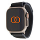 Banda Boucle Trail Blu/Nero 49 mm Cinturino in nylon per Apple Watch 42/44/45/49 mm