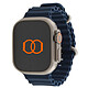 Band Band Boucle Ocean Bleu 49 mm Bracelet fluoroélastomère pour Apple Watch 42/44/45/49 mm