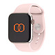 Band Band pulsera deportiva de fluoroelastómero rosa pálido 41 mm Correa deportiva de fluoroelastómero para Apple Watch 38/40/41 mm