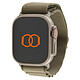 Band Band Boucle Alpine Olive 49 mm Bracelet Aventure en nylon tissé pour Apple Watch 42/44/45/49 mm