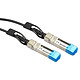 Cable de conexión directa (DAC) TEXTORM SFP+ 10G - 1 m - Cable DAC 10G - Compatibilidad genérica (excepto HP/ARUBA)