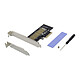 Adaptador SSD MicroConnect PCIe x4 M.2 NVMe Tarjeta controladora/adaptadora PCIe PCI Express 3.0 x4 a SSD NVMe M.2