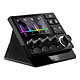Hercules Stream 200 XLR Contrôleur audio jusqu'à 8 pistes avec écran LCD et 4 boutons rotatifs multifonctions pour streamer (Windows)