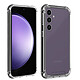 Carcasa Dura TPU Akashi Galaxy S23 FE Carcasa protectora transparente con esquinas reforzadas para Samsung Galaxy S23 FE