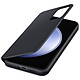 Samsung Smart View Wallet Case Noir Galaxy S23 FE pas cher