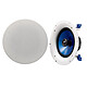 Yamaha NS-IC800 WH 2-way coaxial in-wall speaker - 140 Watts - 20 cm driver - 25 mm pivoting tweeter (per pair)