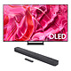 Samsung OLED TQ55S90C + JBL Bar 300 Téléviseur OLED 4K 55" (140 cm) - 100 Hz - HDR10+ Gaming - Wi-Fi/Bluetooth/AirPlay 2 - HDMI 2.1/FreeSync Premium - Son 2.1 40W - Dolby Atmos sans fil + Barre de son 5.0