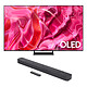 Samsung OLED TQ77S90C + JBL Bar 300 Téléviseur OLED 4K 77" (193 cm) - 100 Hz - HDR10+ Gaming - Wi-Fi/Bluetooth/AirPlay 2 - HDMI 2.1/FreeSync Premium - Son 2.1 40W - Dolby Atmos sans fil + Barre de son 5.0