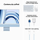 Apple iMac M3 (2023) 24" 16 Go 1 To Bleu (MQRR3FN/A-16GB-1TB) pas cher