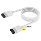 Corsair iCue Link Cable 600mm - Blanc Câble 600mm pour systèmes iCue Link
