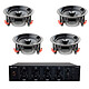 Taga Harmony TA-600multi + Focal 100 ICW 6 (x4) Multi-zone hifi amplifier 2 x 30W + 2-way coaxial wall or ceiling speakers (2x pair)