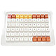 Ducky PBT DYE Sublimation Keycaps Set (Daisy) Lot de 132 touches de remplacement - PBT Dye Sub - Profil Cherry - QWERTY