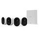 Arlo Ultra 2 Security System 4 Camera Kit - White (VMS5440) Wireless security system with Hub + 4 indoor/outdoor 4K HDR wireless cameras with night vision, 180° angle, zoom and projector compatible with Google Assistant and Amazon Alexa