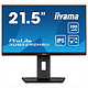 iiyama 21.5" LED - ProLite XUB2292HSU-B6 Ecran PC Full HD 1080p - 1920 x 1080 pixels - 0.4 ms (MPRT) - Format large 16/9 - Dalle IPS - 100 Hz - FreeSync - HDMI/DisplayPort - Pivot - Hub USB - Noir