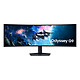 Samsung 49" LED - Odyssey G95C S49CG954EU Pantalla 5K para PC - 5120 x 1440 píxeles - 1 ms (escala de grises) - Formato 32/9 - Panel VA curvo - 240 Hz - HDR 1000 - FreeSync Premium Pro - HDMI/Puerto de pantalla - Ajuste de altura - Negro