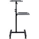 StarTech.com Video Projector and Laptop Table Projector and laptop stand with 2 shelves - max. 10 kg - height adjustable - lockable wheels