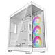 DeepCool CH780 (White) Mid tower case with 2 tempered glass panels and 3 ARGB 140 mm fans