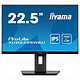 iiyama 22.5" LED - ProLite XUB2395WSU-B5 1920 x 1200 pixels - 4 ms - Format large 16/10 - Dalle IPS - Pivot - HDMI - DisplayPort - Noir