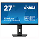 iiyama 27" LED - ProLite XUB2793HS-B6 Monitor PC Full HD 1080p - 1920 x 1080 pixel - 1 ms (MPRT) - 16:9 widescreen - Pannello IPS - HDMI/Porta display - Pivot - Nero