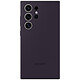 Samsung Coque Silicone Violet Foncé Galaxy S24 Ultra Coque en silicone pour Samsung Galaxy S24 Ultra