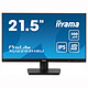 iiyama 21.5" LED - ProLite XU2293HSU-B6 Ecran PC Full HD 1080p - 1920 x 1080 pixels - 1 ms (MRPT) - 16/9 - Dalle IPS - 100 Hz - FreeSync - DisplayPort/HDMI - Hub USB - Noir